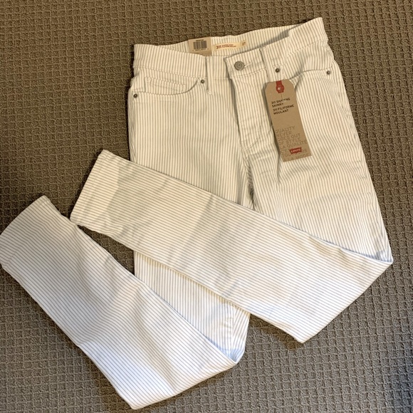 Levi's Denim - NWT Levi’s shaping skinny pin striped jeans